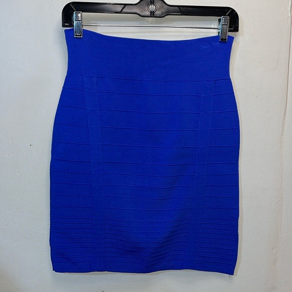 Rock & Republic Dresses & Skirts - #0083 Never Worn Rock & Republic Spandex Fitted Royal Blue Textured Mini-M